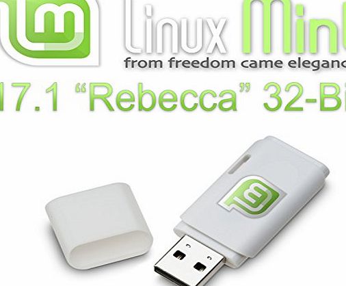 Linux Mint 17.1 Rebecca 32Bit Full Operating System On 4GB Bootable USB [Not DVD / CD]
